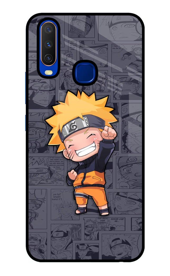 Chota Naruto Vivo Y15/Y17 Glass Case Back Cover by Casekaro