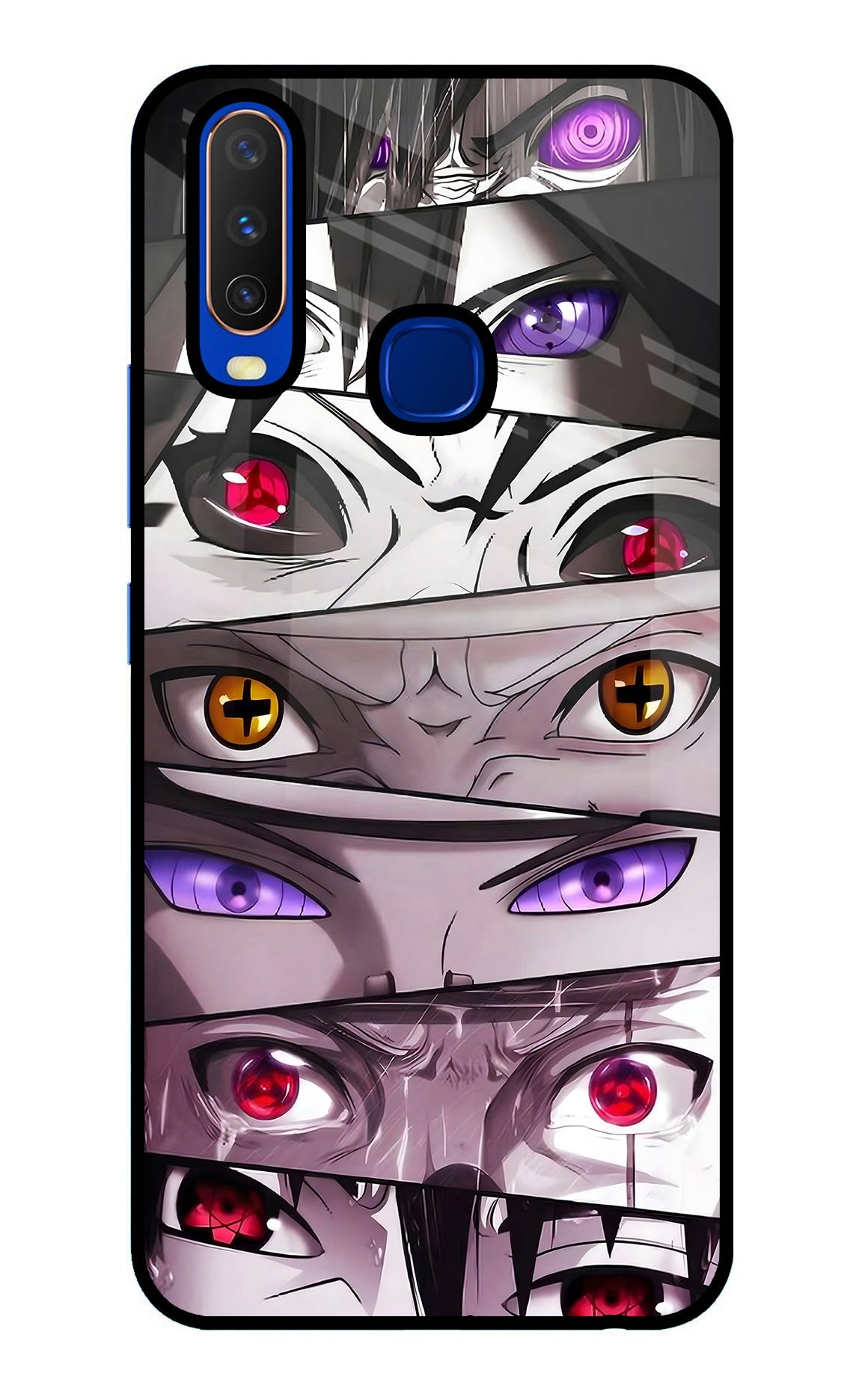 Naruto Anime Vivo Y15/Y17 Glass Case