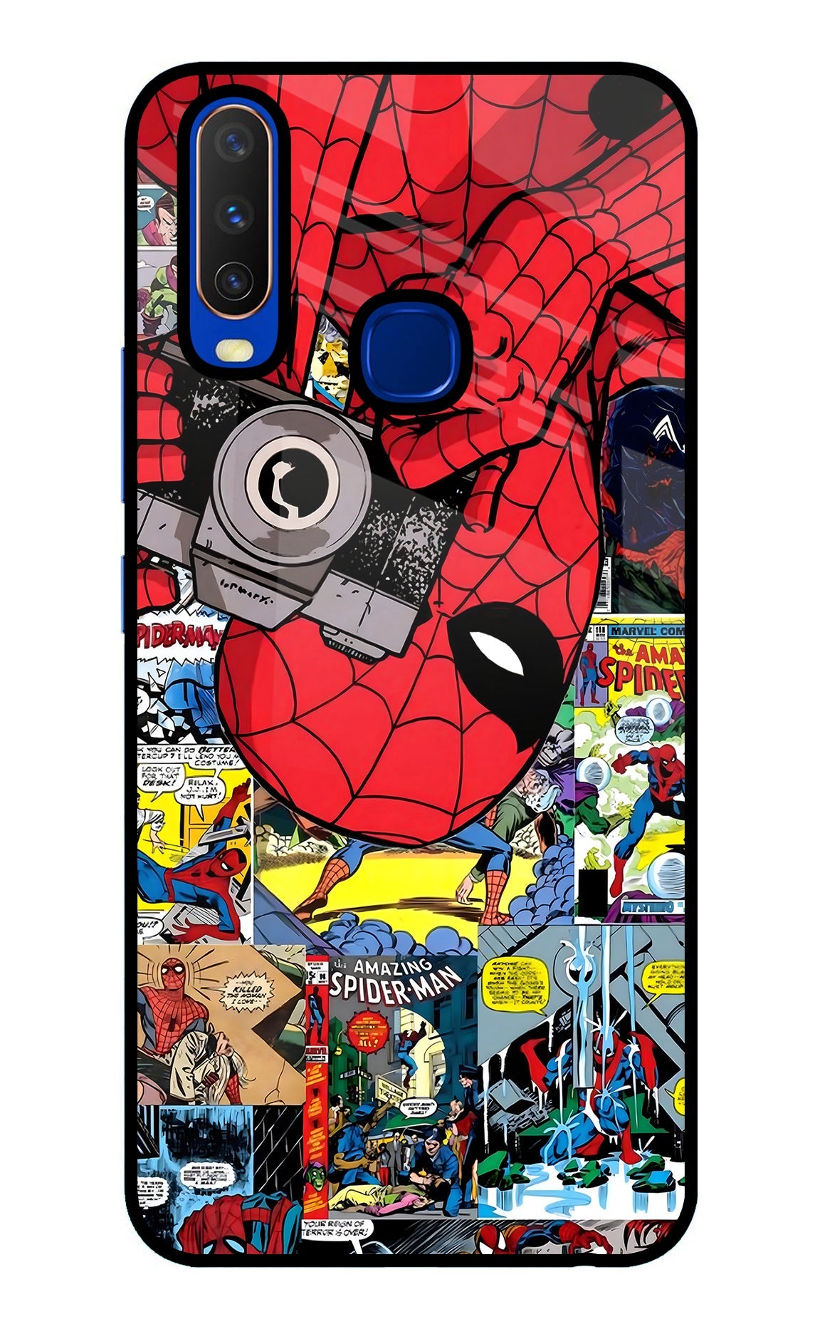 Spider Man Vivo Y15/Y17 Back Cover