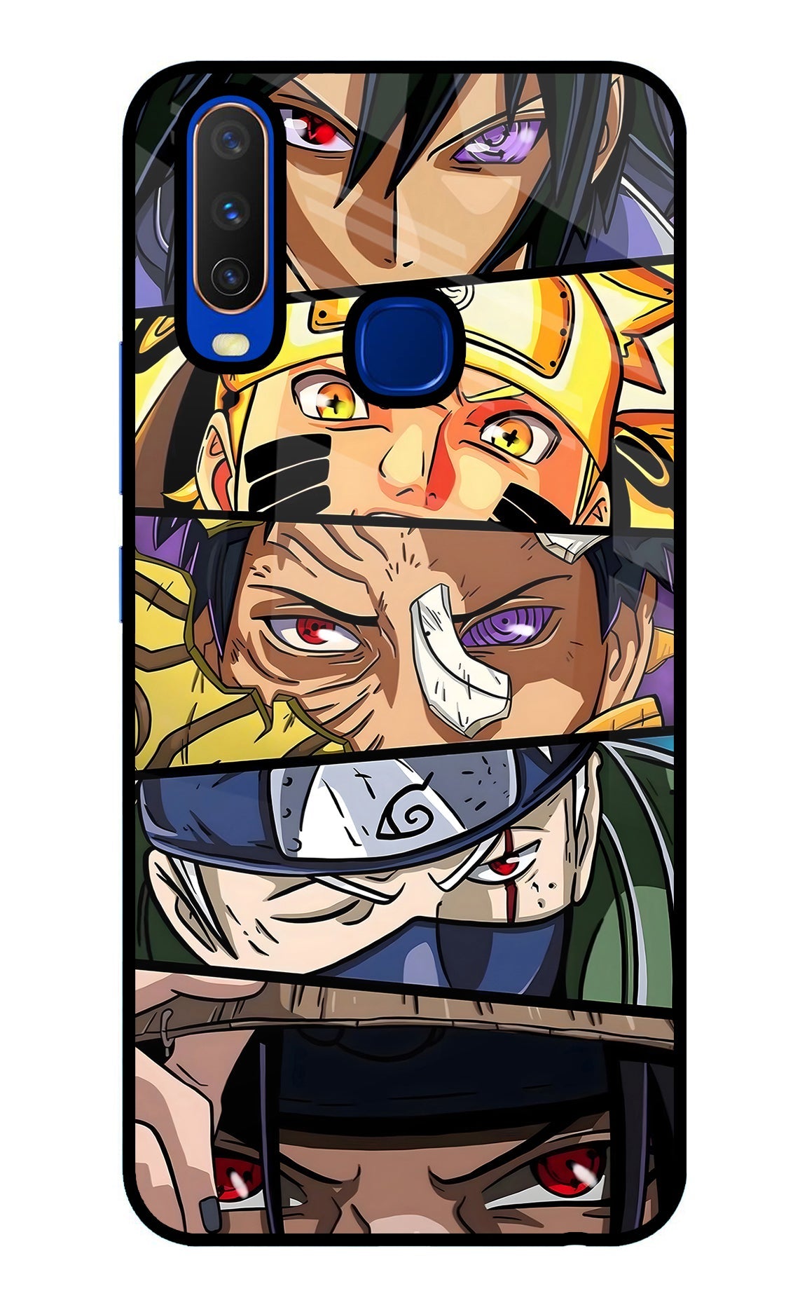 Naruto Character Vivo Y15/Y17 Back Cover