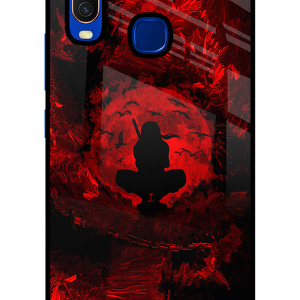 Itachi Uchiha Vivo Y15/Y17 Glass Case Back Cover by Casekaro