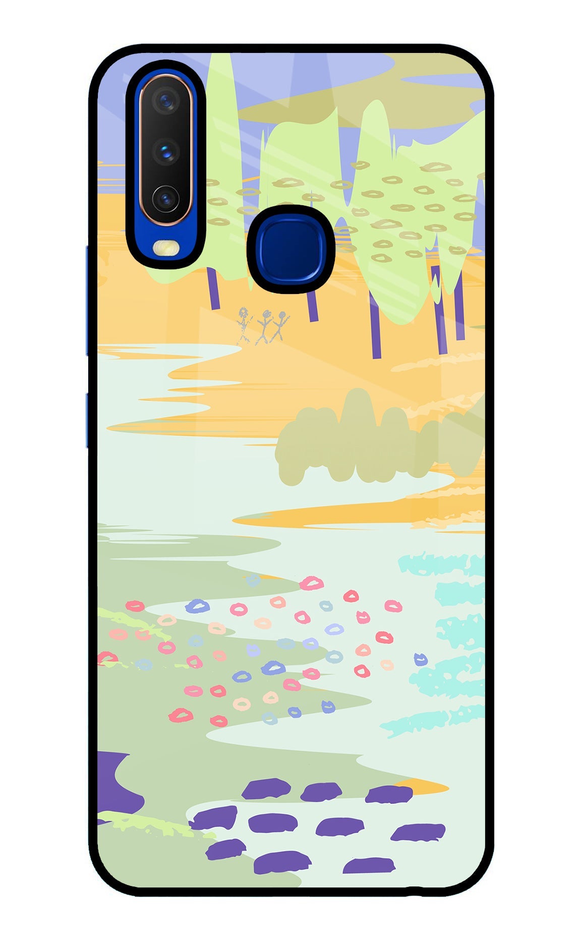 Scenery Vivo Y15/Y17 Glass Case