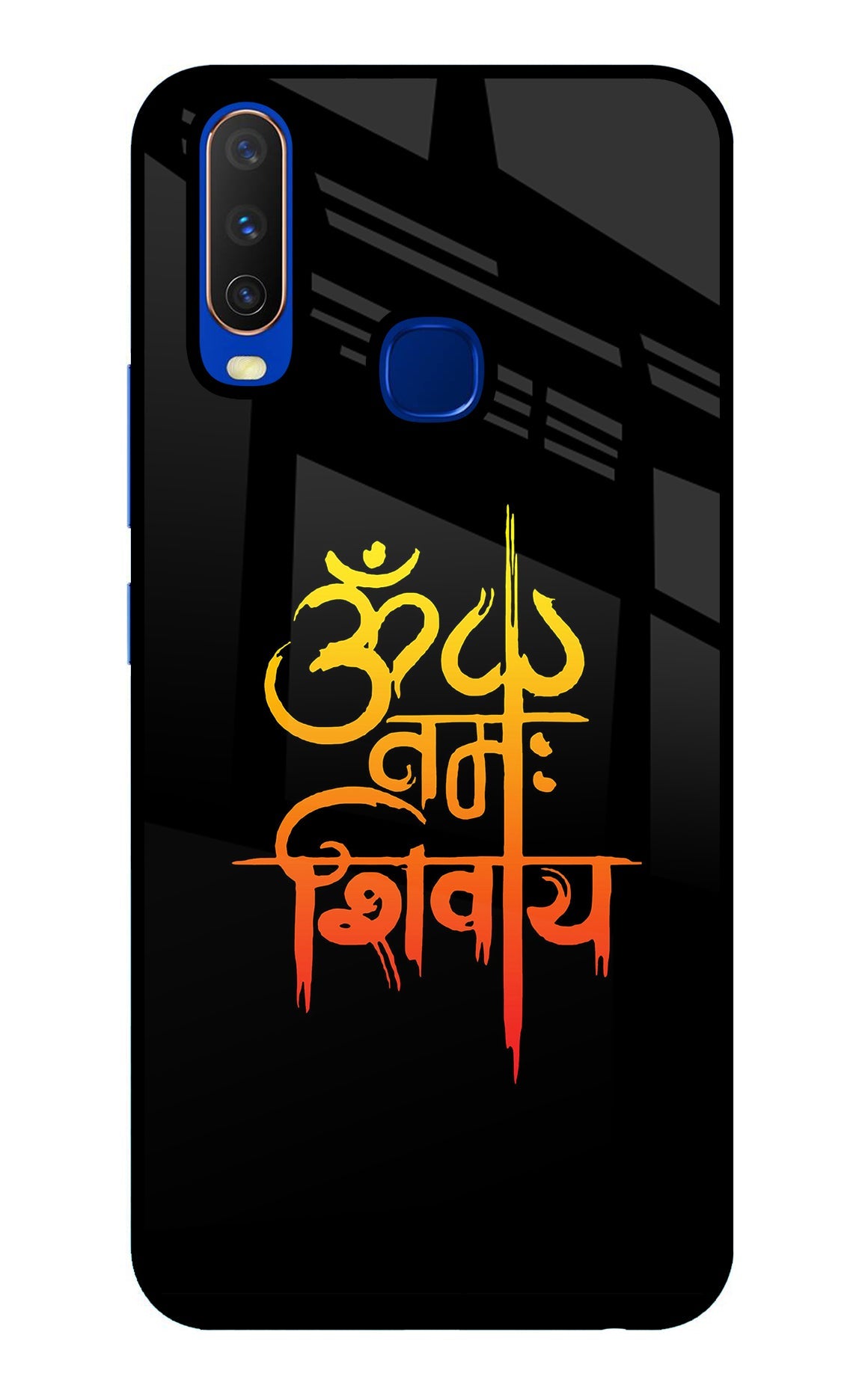 Om Namah Shivay Vivo Y15/Y17 Glass Case