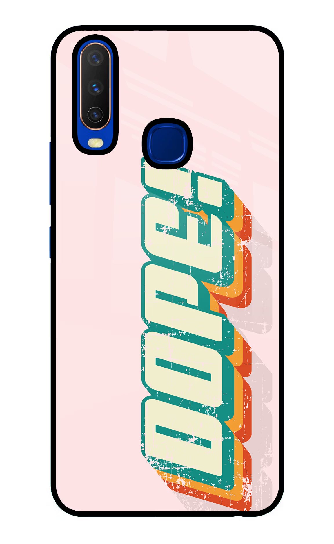 Dope Vivo Y15/Y17 Glass Case Back Cover by Casekaro