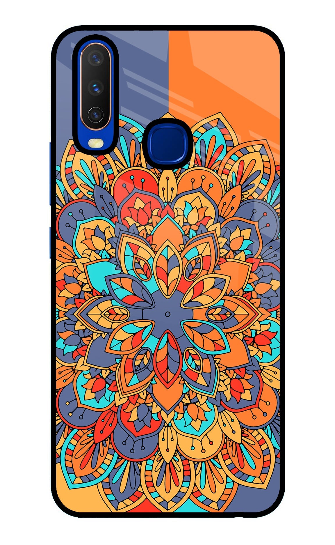 Color Mandala Vivo Y15/Y17 Back Cover