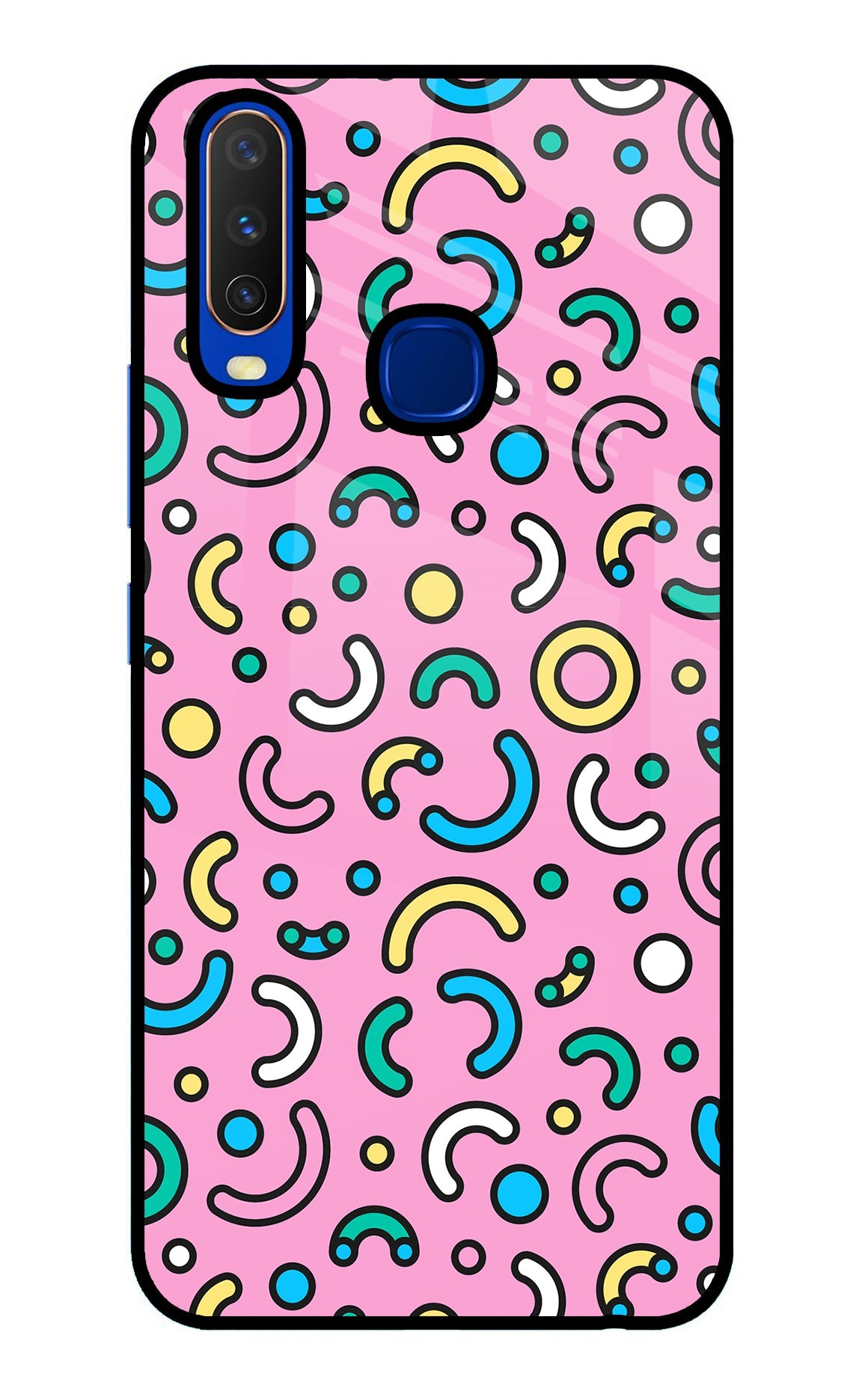 Memphis Design Vivo Y15/Y17 Back Cover