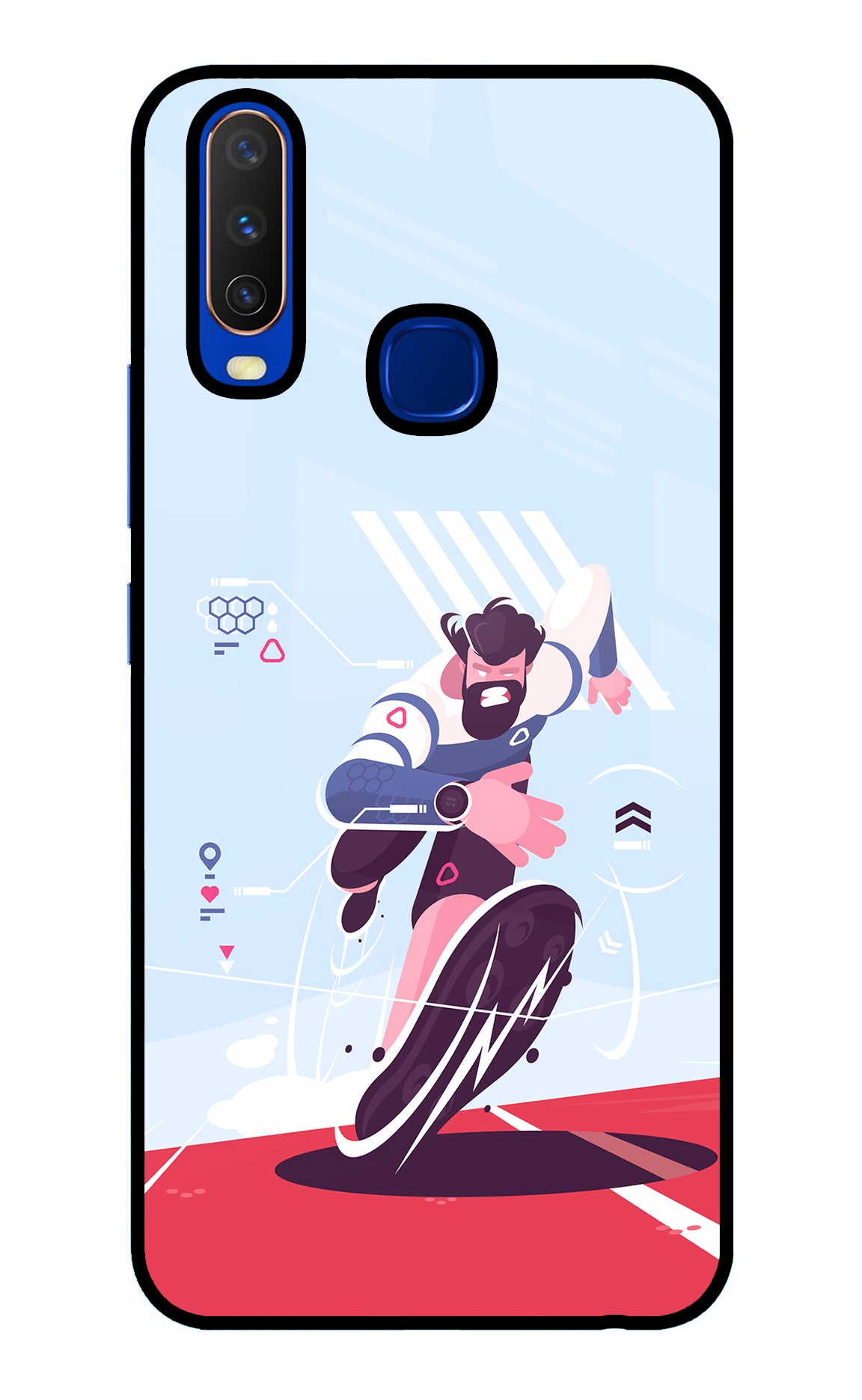 Run Pro Vivo Y15/Y17 Back Cover