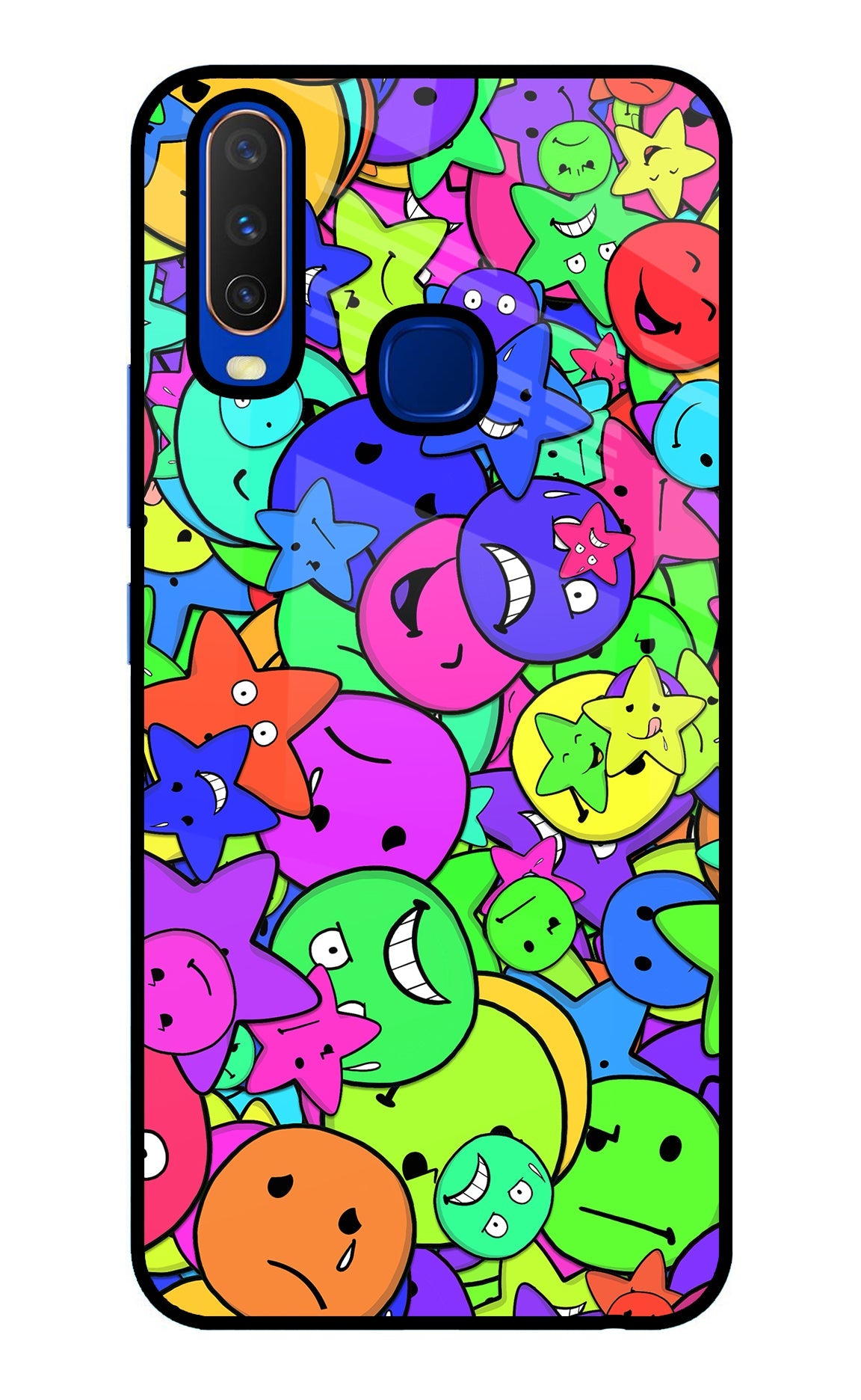 Fun Doodle Vivo Y15/Y17 Back Cover