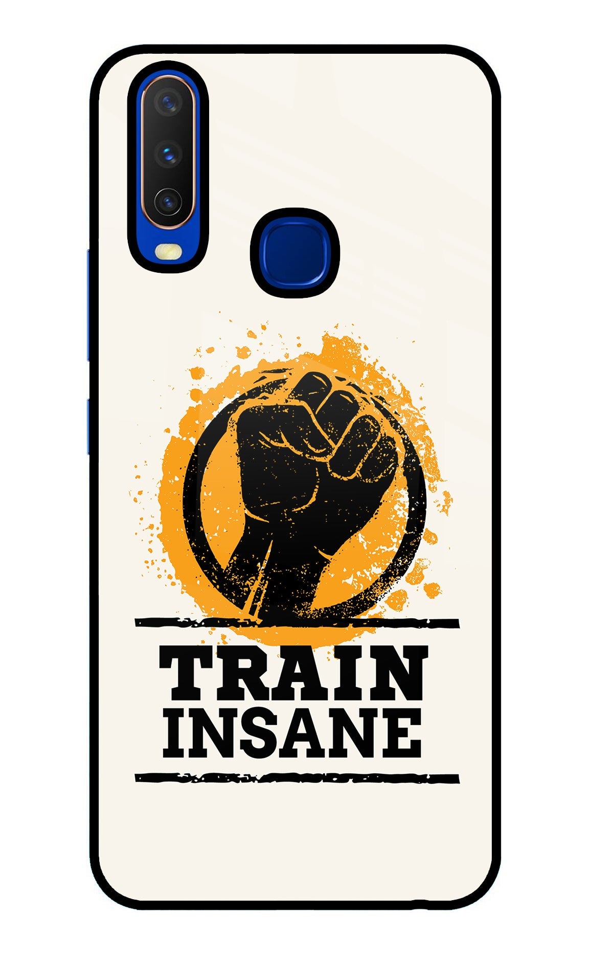 Train Insane Vivo Y15/Y17 Glass Case