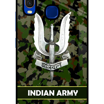 Balidan Indian Logo Vivo Y15/Y17 Glass Case