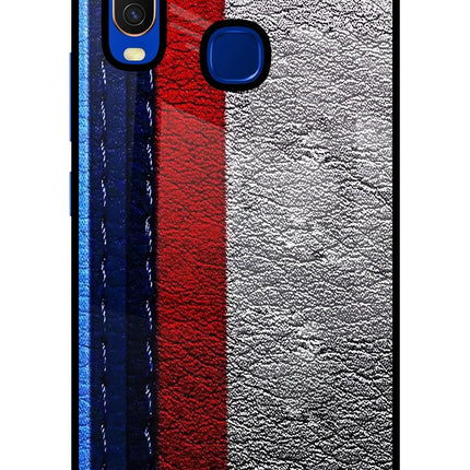 BMW Stripes Vivo Y15/Y17 Glass Case