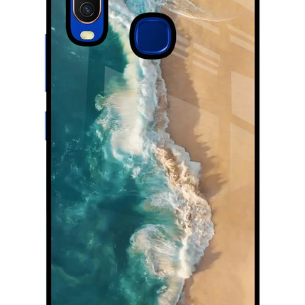 Ocean Beach Vivo Y15/Y17 Glass Case