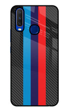 BMW Stripes Pattern Vivo Y15/Y17 Glass Case