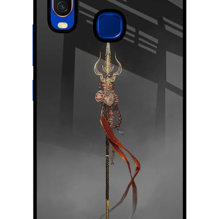 Shiv Trishul Vivo Y15/Y17 Glass Case