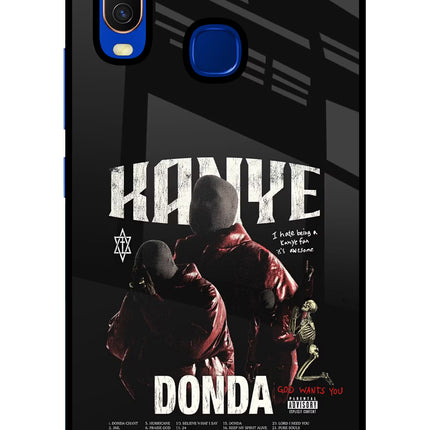 Donda Kanye West Vivo Y15/Y17 Glass Case