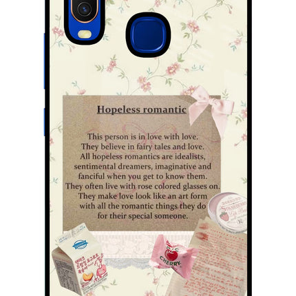 Hopeless Romantic Vivo Y15/Y17 Glass Case
