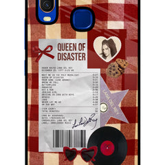 Queen of Disaster Vivo Y15/Y17 Glass Case