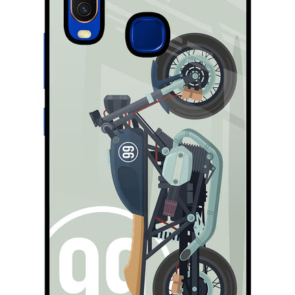 Classic Cafe Racer 99 Vivo Y15/Y17 Glass Case