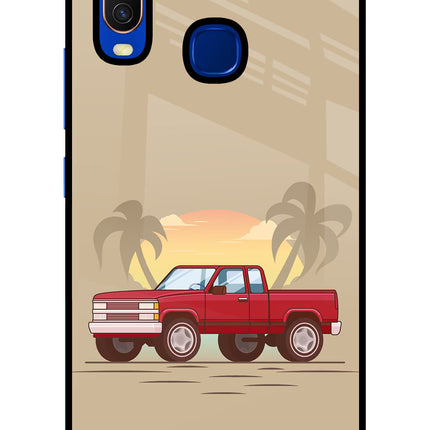 Desert Classic Drive Vivo Y15/Y17 Glass Case