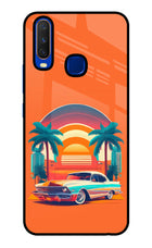 Palm Drive 80s Vivo Y15/Y17 Glass Case