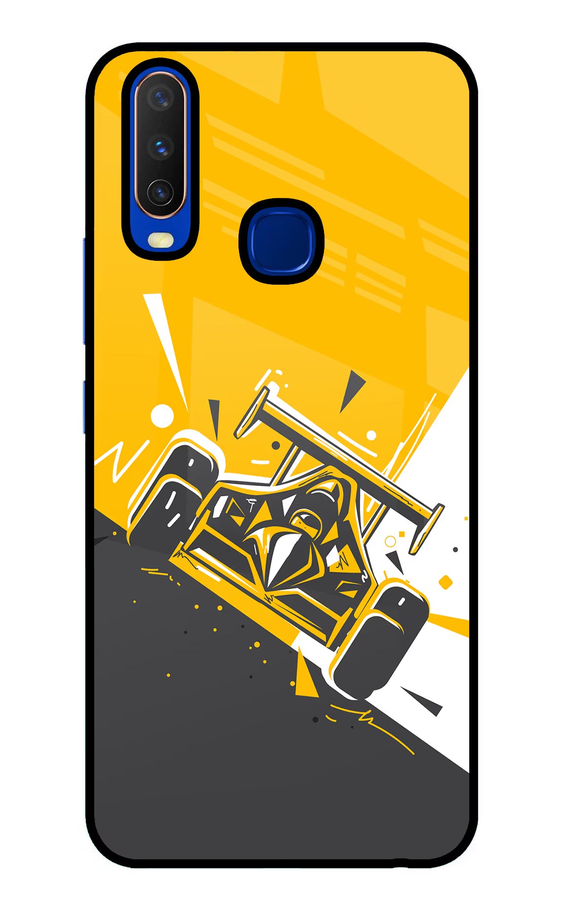 Track King Vivo Y15/Y17 Glass Case
