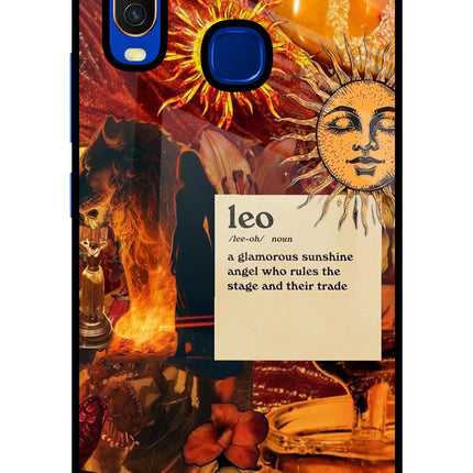 Leo Zodiac Vivo Y15/Y17 Glass Case