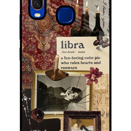 Libra Zodiac Vivo Y15/Y17 Glass Case