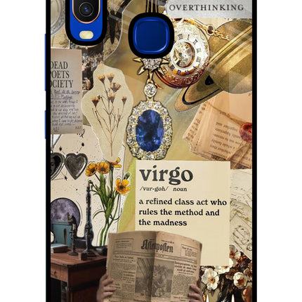 Virgo Zodiac Vivo Y15/Y17 Glass Case