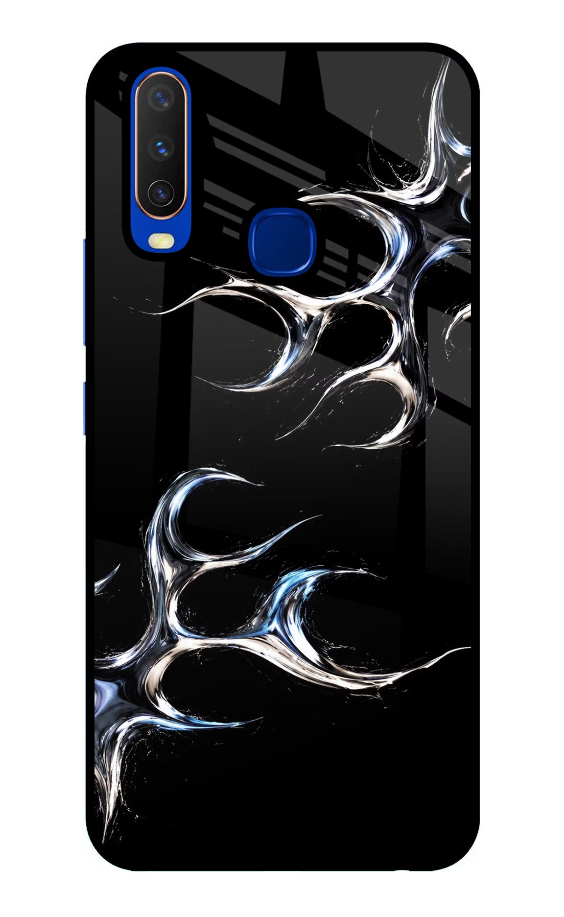 Chrome Tribal Vivo Y15/Y17 Glass Case