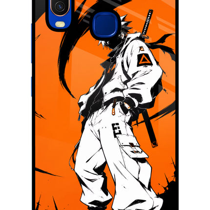 Street Samurai  Vivo Y15/Y17 Glass Case