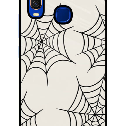 Spider Web Vivo Y15/Y17 Glass Case