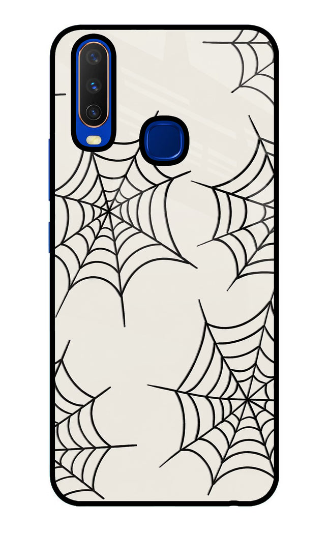 Spider Web Vivo Y15/Y17 Glass Case