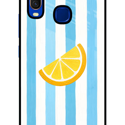 Summer Lemon Vivo Y15/Y17 Glass Case