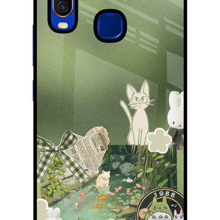 Aesthetic anime Vivo Y15/Y17 Glass Case