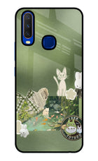 Aesthetic anime Vivo Y15/Y17 Glass Case