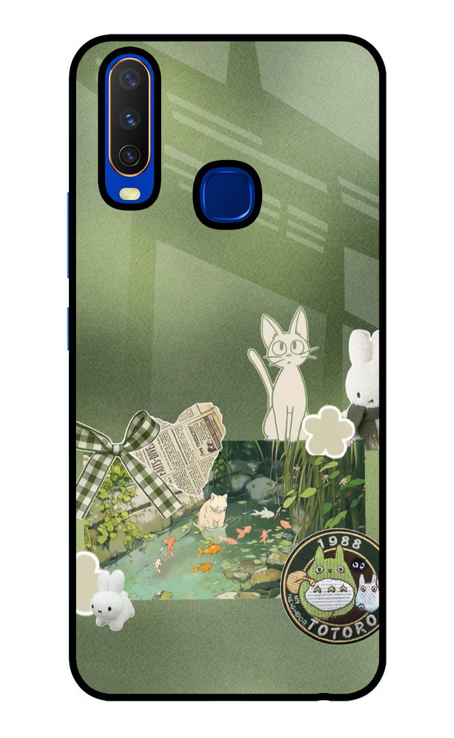 Aesthetic anime Vivo Y15/Y17 Glass Case