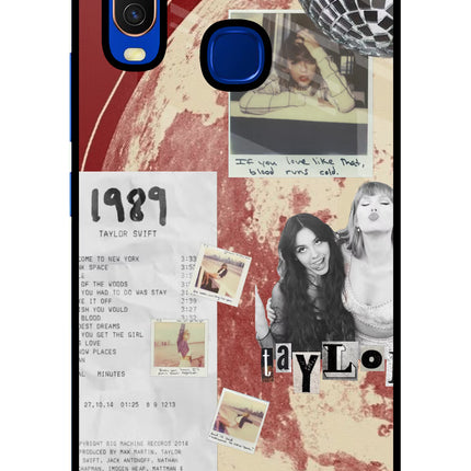 Taylor Swift Vivo Y15/Y17 Glass Case
