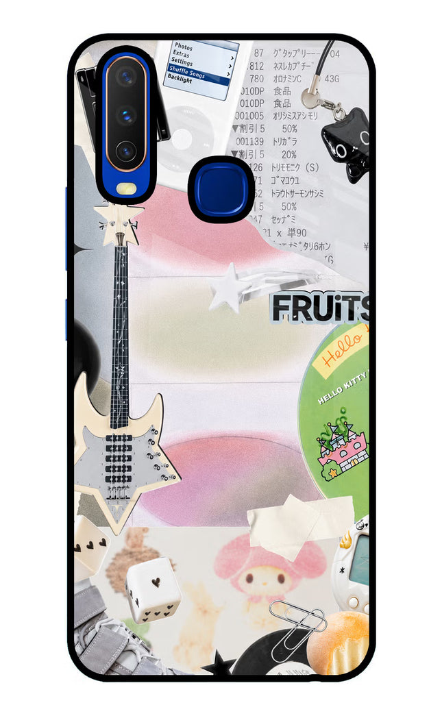 Softcore case Vivo Y15/Y17 Glass Case