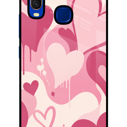 Hearty case Vivo Y15/Y17 Glass Case