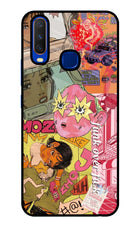 Funkover Vivo Y15/Y17 Glass Case