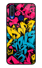 Graffiti Vibe Vivo Y15/Y17 Glass Case