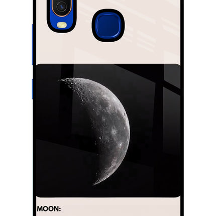 Moon Phase Vivo Y15/Y17 Glass Case
