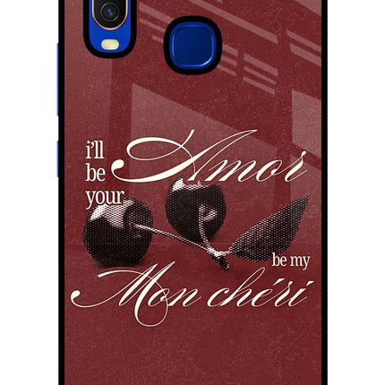 Velvet Cherry Vivo Y15/Y17 Glass Case