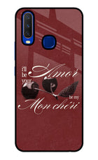 Velvet Cherry Vivo Y15/Y17 Glass Case
