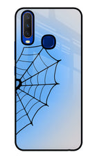 Blue Web Vivo Y15/Y17 Glass Case