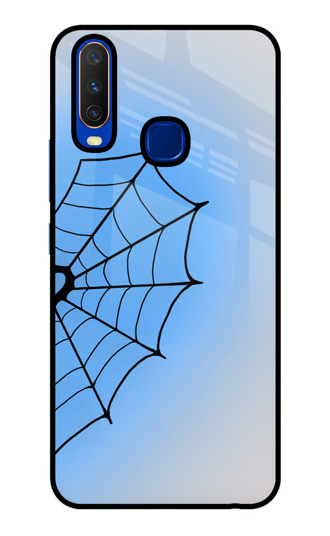 Blue Web Vivo Y15/Y17 Glass Case