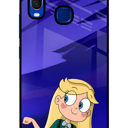 Star Glow Vivo Y15/Y17 Glass Case