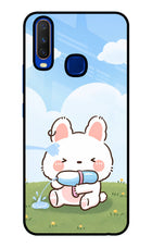 Bunny Treat Vivo Y15/Y17 Glass Case