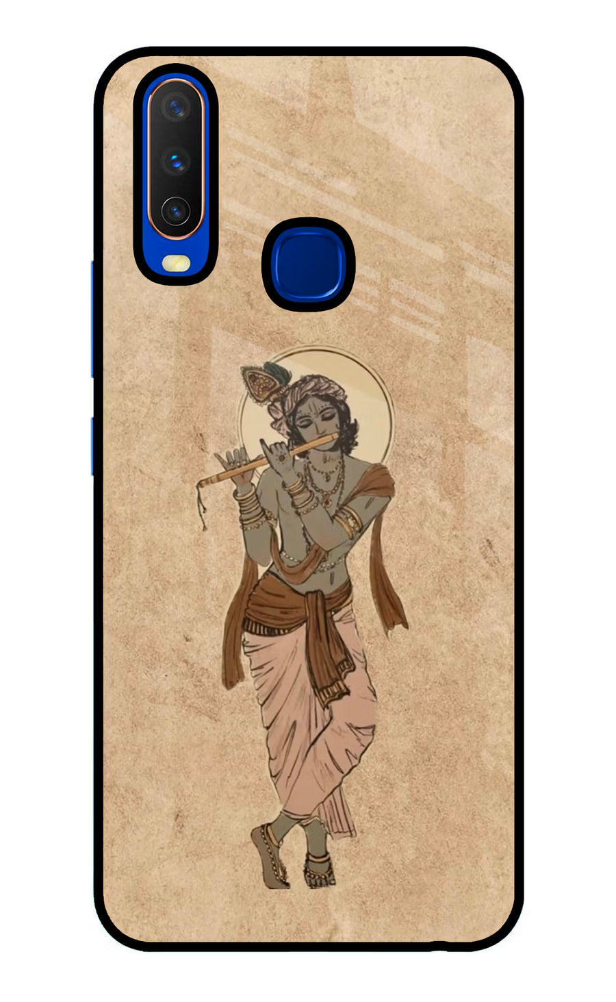 Krishna Vivo Y15/Y17 Back Cover, Glass case