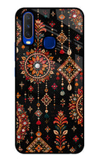 Boho Noir Vivo Y15/Y17 Glass Case